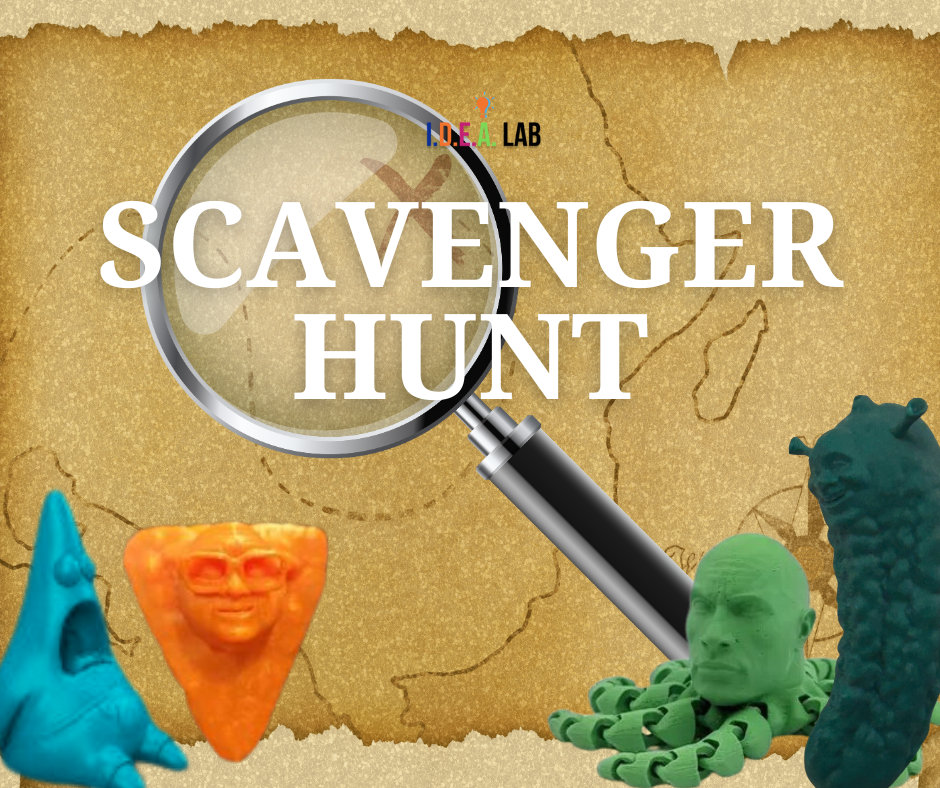 IDEA Lab Scavenger Hunt! Kanawha County Public Library